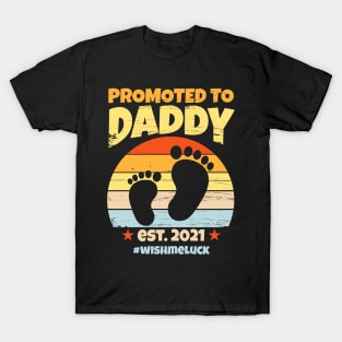 Vintage Promoted to Daddy est. 2021 T-Shirt